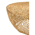 Paris Prix Table Basse Design "Corail" 114cm Or