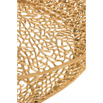 Paris Prix Table Basse Design "Corail" 114cm Or