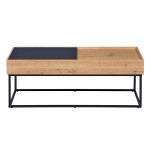 Paris Prix Table Basse Design "Flora" 110cm Chêne