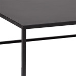 Paris Prix Table Basse Design "Gota" 100cm Noir