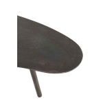 Paris Prix Table Basse Design "Goutte" 90cm Noir