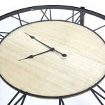 Paris Prix Table Basse Design "Horloge" 90cm Noir