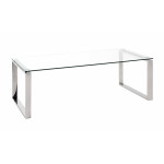 paris prix Table Basse Design "Hytin" 120cm Argent