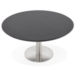 Paris Prix Table Basse Design "Ilma" 90cm Noir