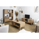 Paris Prix Table Basse Design "Klaus" 100cm Marron