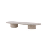Paris Prix Table Basse Design "Narvik " 190cm Beige