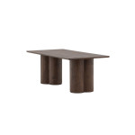 Paris Prix Table Basse Design "Olivia" 120cm Marron