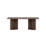 Paris Prix Table Basse Design "Olivia" 120cm Marron