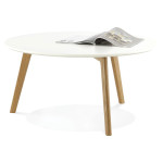 Paris Prix Table Basse Design "Rauma" 90cm Blanc