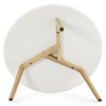 Paris Prix Table Basse Design "Rauma" 90cm Blanc