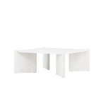 Paris Prix Table Basse Design "Rogaland" 100cm Blanc