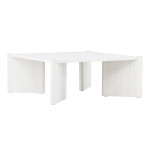 paris prix Table Basse Design "Rogaland" 100cm Blanc