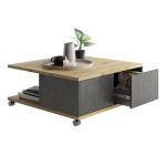 paris prix Table Basse Design "Volgan" 70cm Chêne