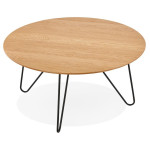 Paris Prix Table Basse Design "Winy" 80cm Naturel