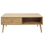 Paris Prix Table Basse En Bois "Bali" 110cm Naturel