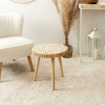Paris Prix Table Basse En Bois "Rondin" 60cm Naturel