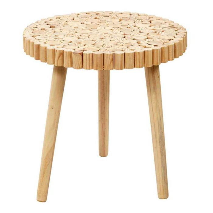 Paris Prix Table Basse En Bois "Rondin" 60cm Naturel