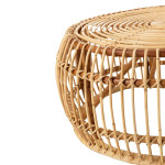 Paris Prix Table Basse En Rotin "Ana" 85cm Naturel