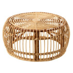 paris prix Table Basse en Rotin "Ana" 85cm Naturel