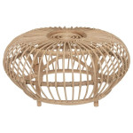 paris prix Table Basse en Rotin "Neta" 73cm Naturel