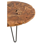 Paris Prix Table Basse En Teck "Manuel" 80cm Marron