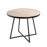 paris prix Table Basse "Miranda" 60cm Chêne & Noir