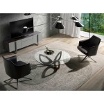 Paris Prix Table Basse Ronde "Vuja" 120cm Naturel