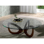 Paris Prix Table Basse Ronde "Vuja" 120cm Naturel