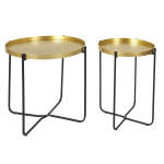 Paris Prix Table D'Appoint Design "Alia" 35cm Or