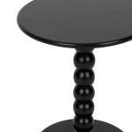 Paris Prix Table D'Appoint Design "Chamlo" 46cm Noir