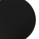 Paris Prix Table D'Appoint Design "Chamlo" 46cm Noir