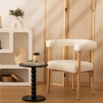 Paris Prix Table D'Appoint Design "Chamlo" 46cm Noir