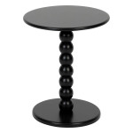 paris prix Table d'Appoint Design "Chamlo" 46cm Noir