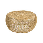 Paris Prix Table D'Appoint Design "Corail" 81cm Or