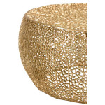 Paris Prix Table D'Appoint Design "Corail" 81cm Or