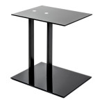 paris prix Table d'Appoint Design "Epox" 50cm Noir