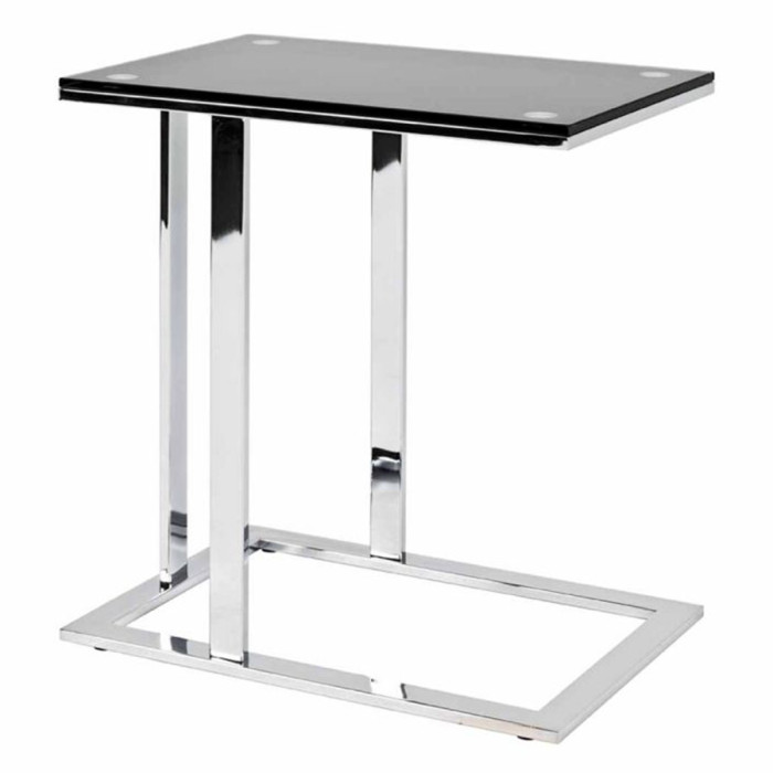 Paris Prix Table D'Appoint Design "Henia" 58cm Noir