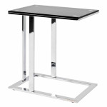 paris prix Table d'Appoint Design "Henia" 58cm Noir