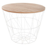 paris prix Table d'Appoint Design "Kumi" 30cm Blanc
