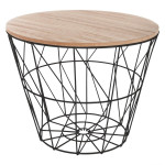 paris prix Table d'Appoint Design "Kumi" 30cm Noir