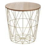 paris prix Table d'Appoint Design "Kumi" 41cm Or