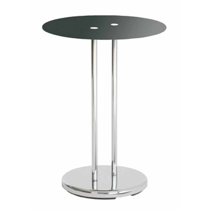 Paris Prix Table D'Appoint Design "Lilas" 55cm Noir