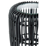 Paris Prix Table D'Appoint Design "Mac" 41cm Noir
