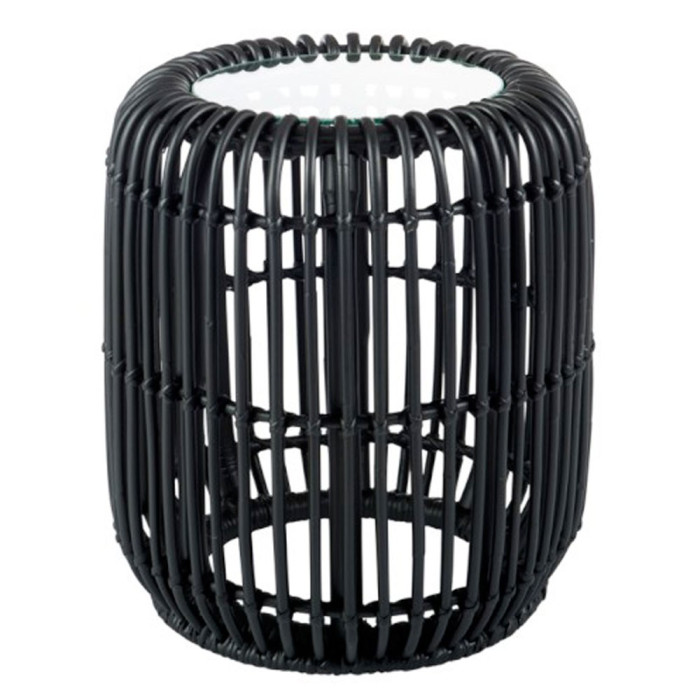 Paris Prix Table D'Appoint Design "Mac" 41cm Noir