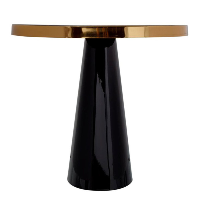 Paris Prix Table D'Appoint Design "Magoga" 51cm Noir