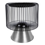 paris prix Table d'Appoint Design "Malibu" 56cm Noir