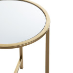 Paris Prix Table D'Appoint Design "Miroir" 53cm Or