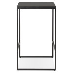 Paris Prix Table D'Appoint Design "Relia" 103cm Noir