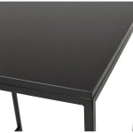 Paris Prix Table D'Appoint Design "Relia" 103cm Noir
