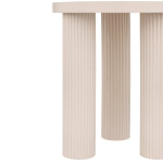 Paris Prix Table D'Appoint Design "Tella" 45cm Crème